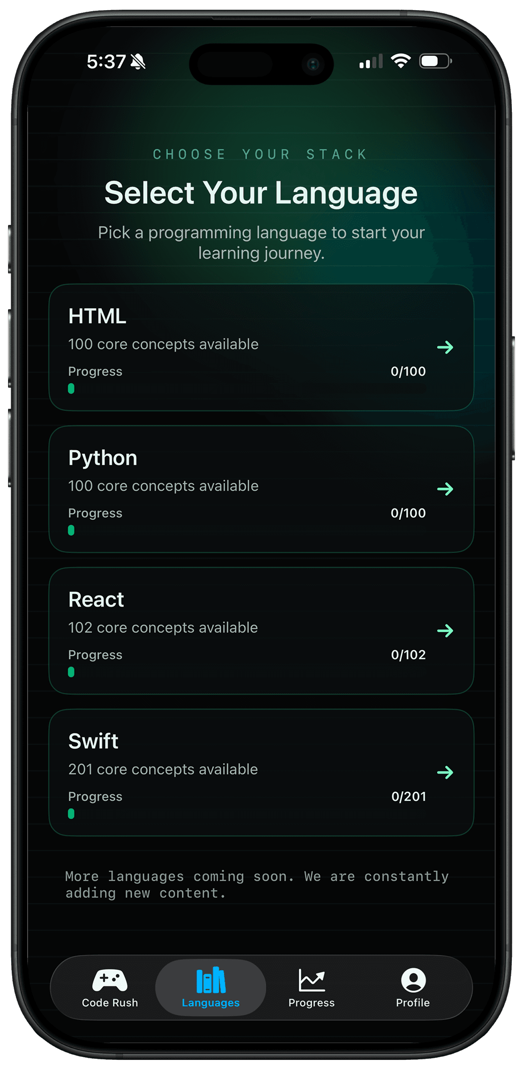 Master Core Concepts